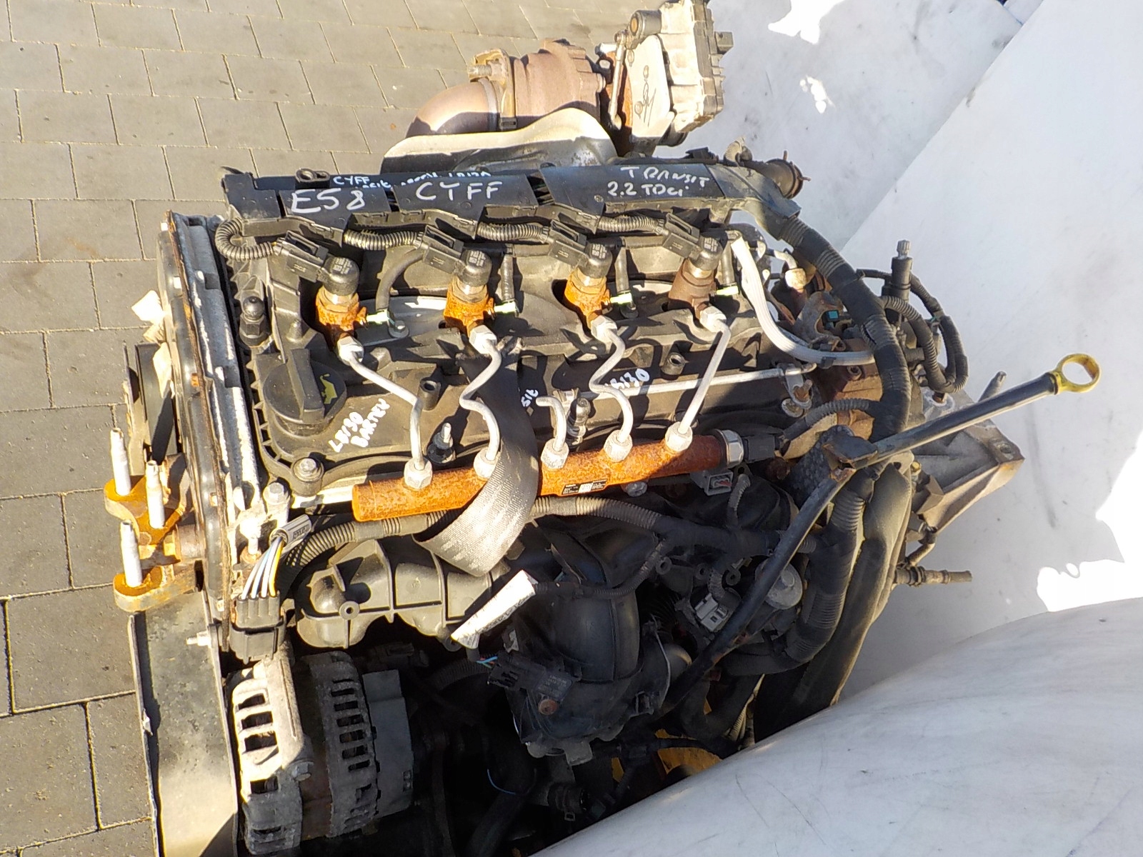 Ford Transit Mk8 Cistom 2.2 Tdci 125km motor Cyff kompletní, Skladom v EÚ — foto 1