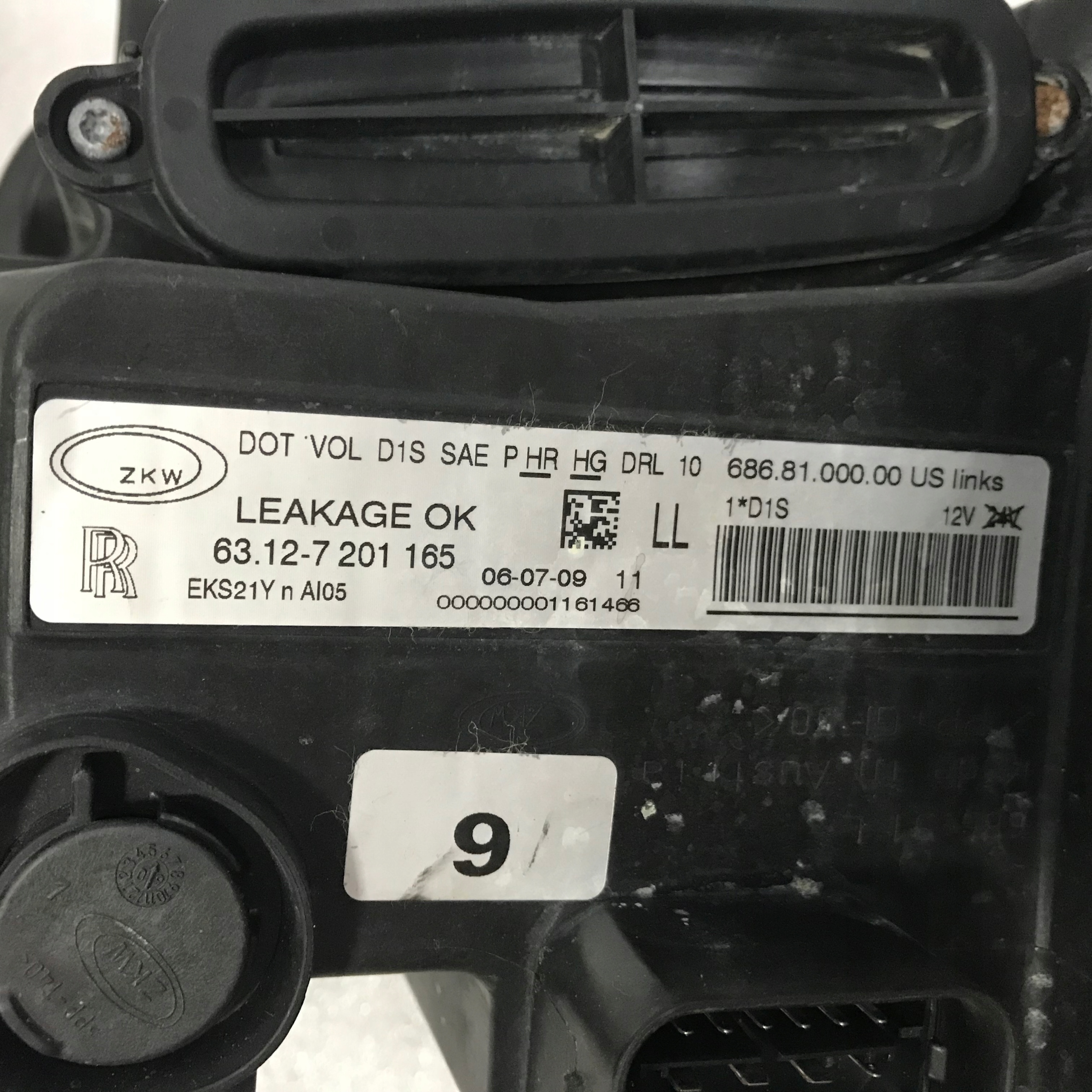 Rolls Royce Ghost světlomet Bi-xenon komplet levý i pravý - Usa, Skladom v EÚ — foto 10 z 10