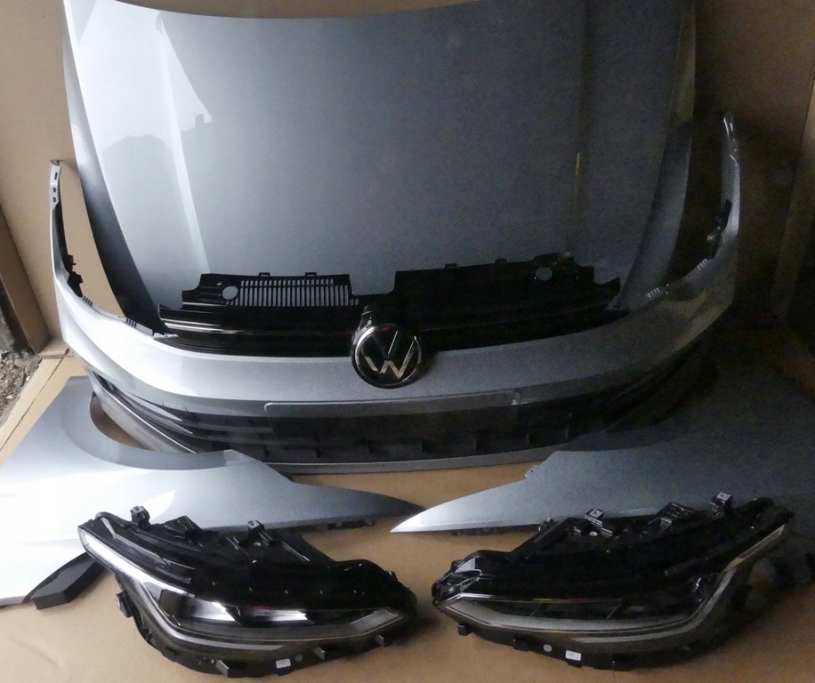 VW Golf Viii facelift Pól LED komplet Lamp předních 5h1941005a, 5h1941006a komplet levý i pravý, Skladom v EÚ — foto 1