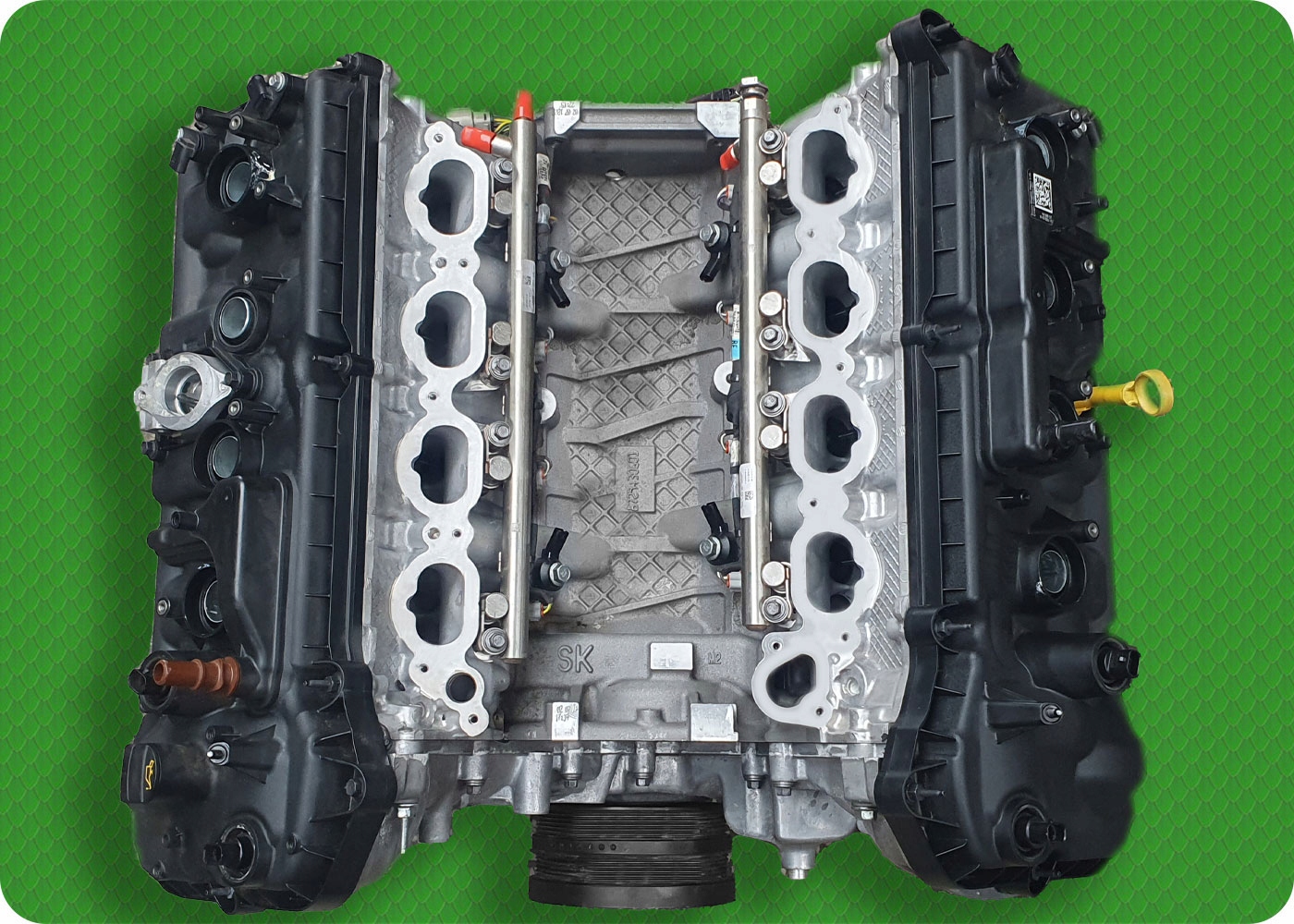 motor Mf8f Ford Mustang 5.0 V8 Coyote 2015, Skladom v EÚ — foto 1