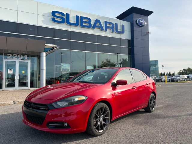 2015 Dodge Dart SXT / Bluetooth / Régulateur de vitesse, červená, 116 841 km, dovoz Kanada — foto 1 z 14 2015 Dodge Dart SXT / Bluetooth / Régulateur de vitesse, červená, 116 841 km, dovoz Kanada — foto 1 z 14