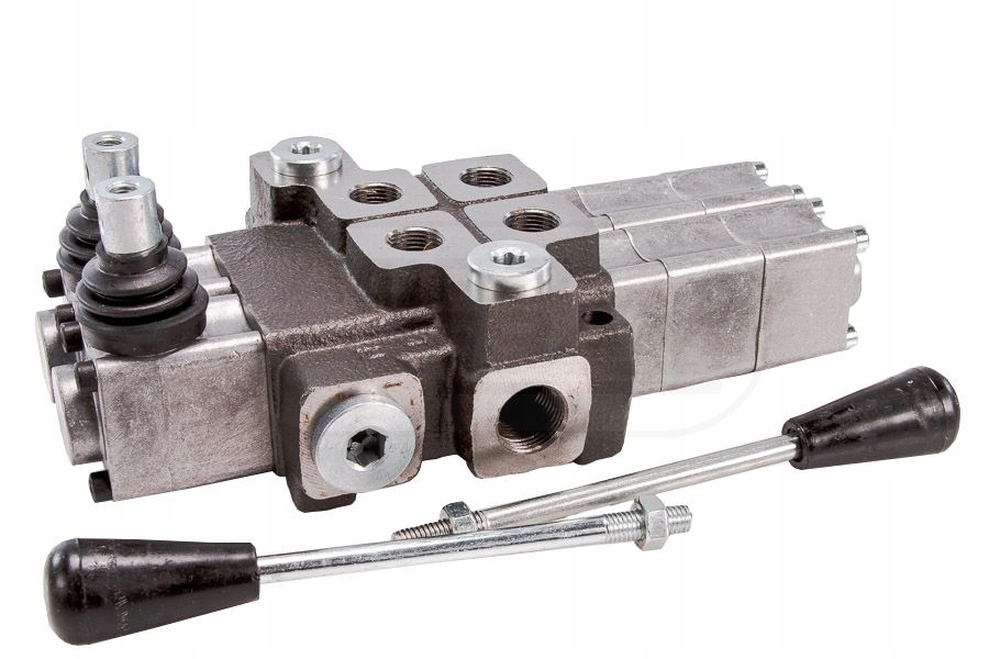 Hydraulický rozvaděč 2-sekční max przeplyw 40L Warynski, Skladom v EÚ — foto 1