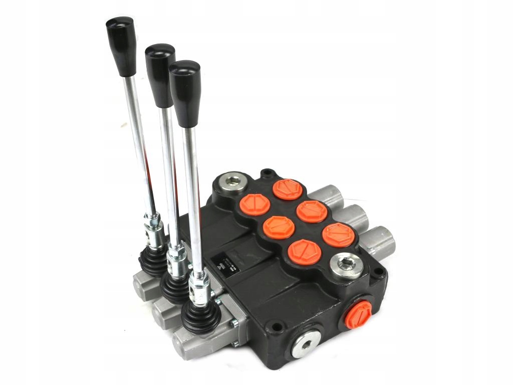 Hydraulický rozvaděč 3-sekční 120L VOIMA [V-R120L-3], Skladom v EÚ — foto 1