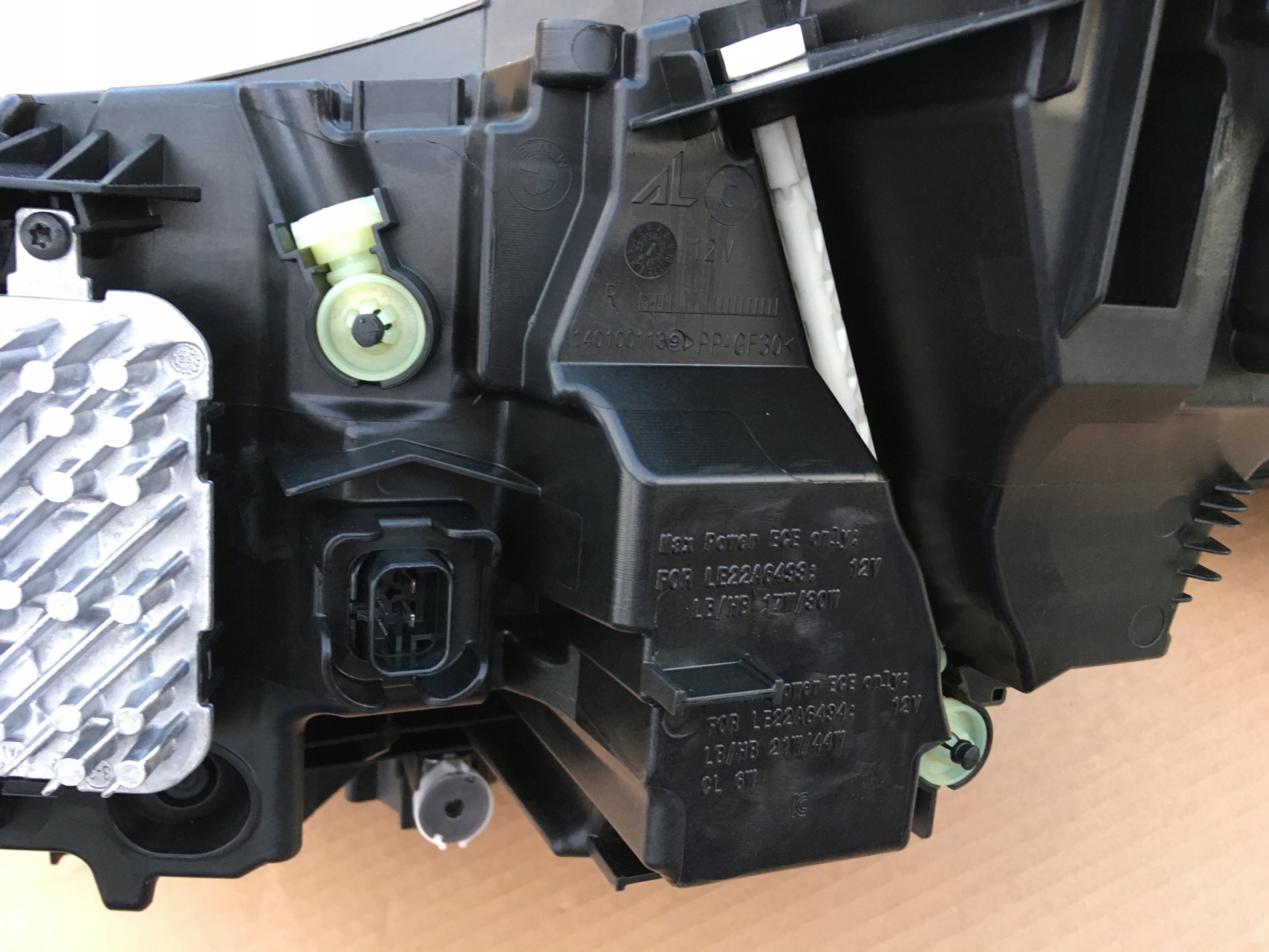BMW 5 G60 G61 nová světlomet Led Black kapota blatník přední nárazník - M5 G90 G91, čierna, Skladom v EÚ — foto 9 z 15