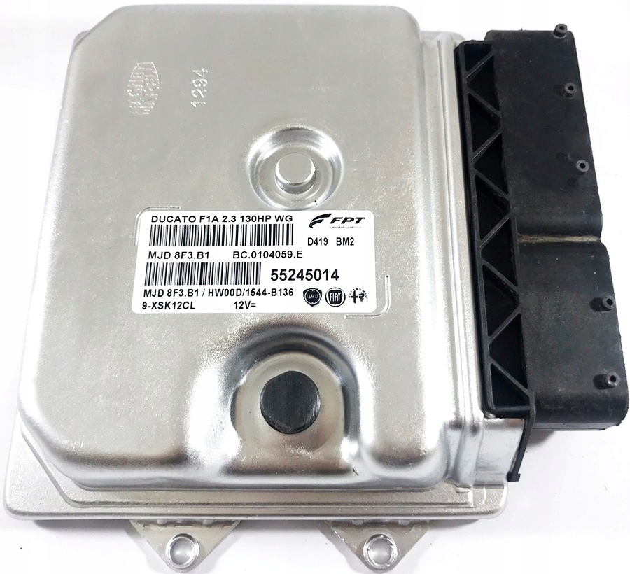 Komputer Ecu Ducato 2.3 55245014 Mjd8f3.b1 Virgin, Skladom v EÚ — foto 1