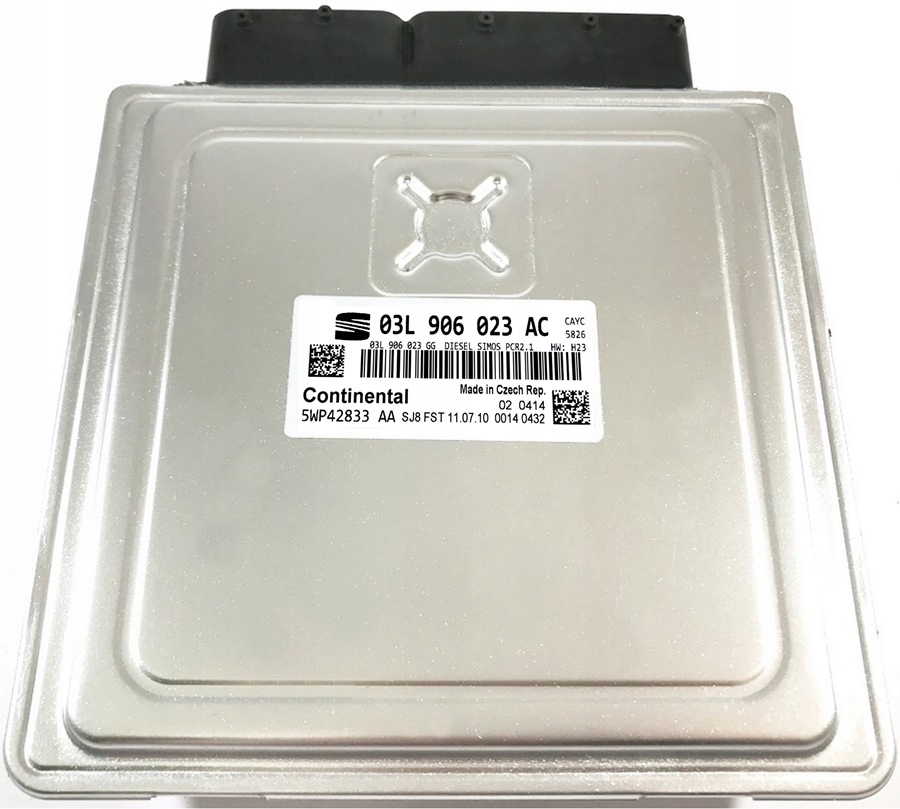Komputer Ecu Leon 1.6 Pcr2.1 03l906023ac 5wp42833aa Immo Off, Skladom v EÚ — foto 1