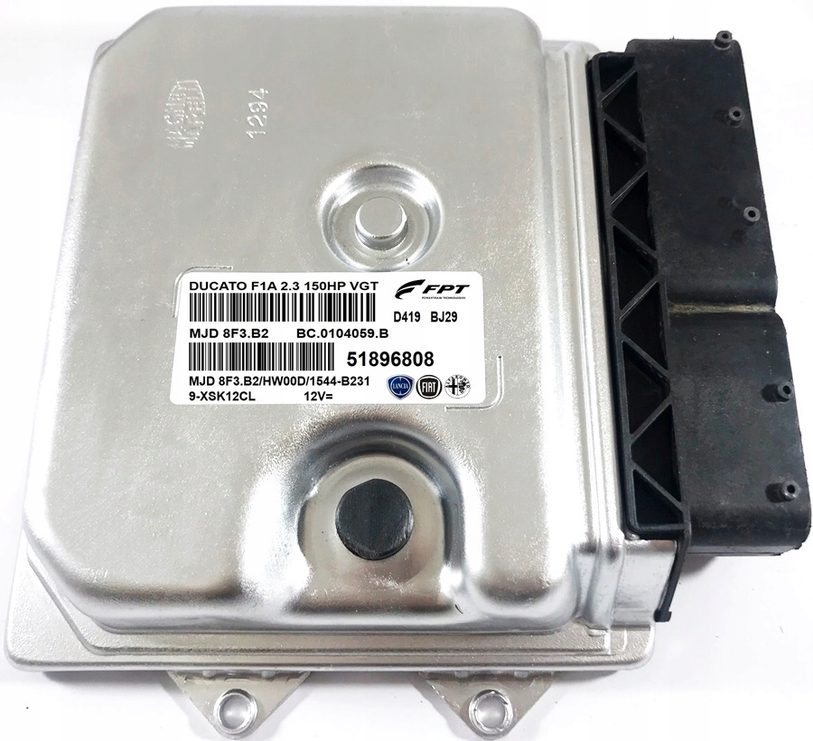 Ecu Ducato 2.3 51896808 Mjd8f3.b2 Virgin, Skladom v EÚ — foto 1