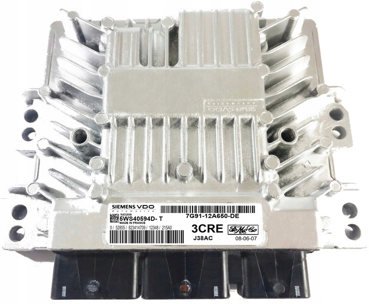 Ecu Mondeo Sid206 7g91-12a650-de 5ws40594d-t 3cre, Skladom v EÚ — foto 1