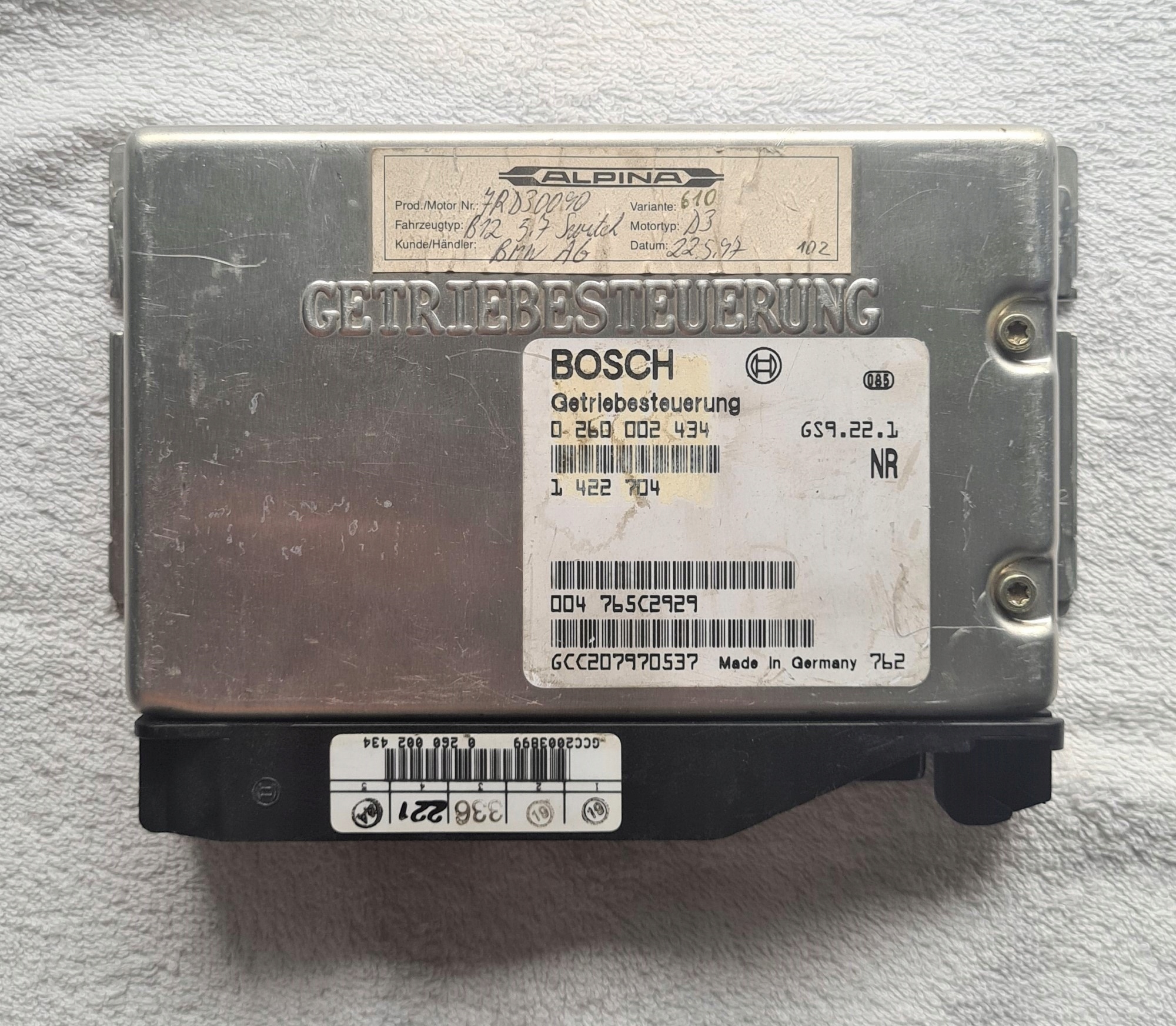 BMW E31 Komputer Alpina B12 - 0260002434 1422704, Skladom v EÚ — foto 1