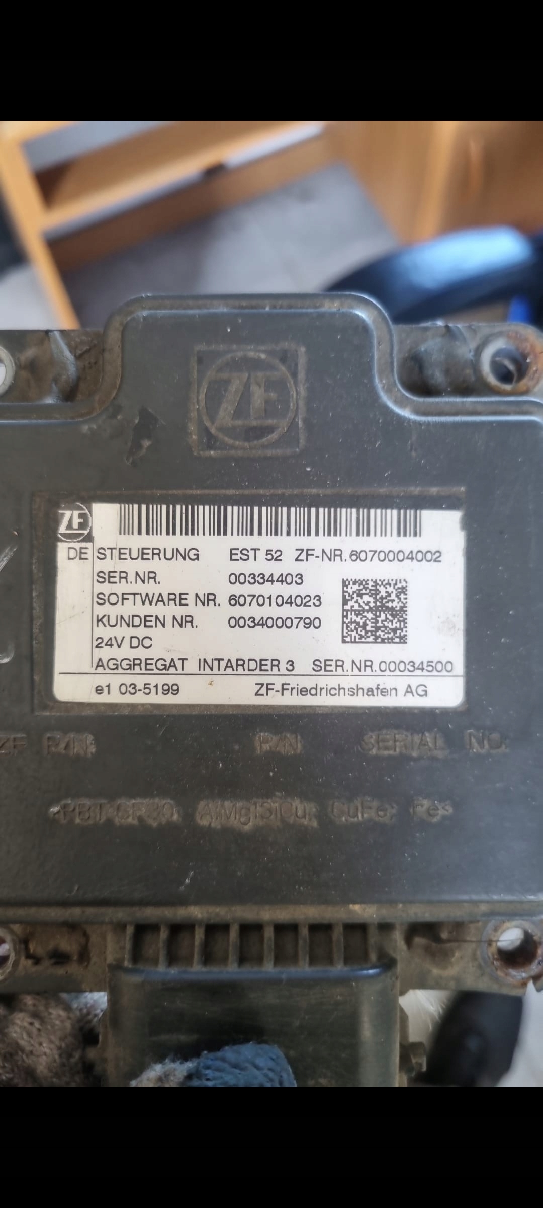 řídicí jednotka retardera DAF 105 ZF EST 52 6070004002, Skladom v EÚ — foto 1