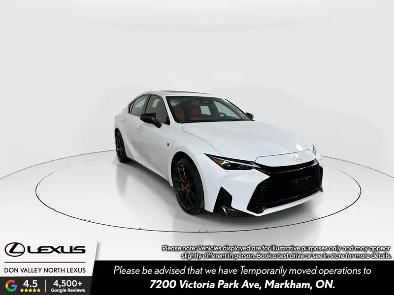 2026 Lexus IS 350, biela, 3 km, dovoz Kanada — foto 1