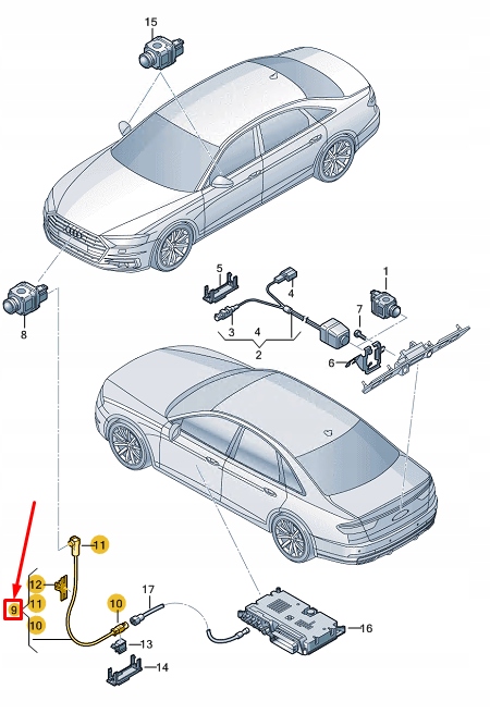 OEM komponent 4N0971192G — Audi A8, Skladom v EÚ — foto 1 | AMECAR OEM komponent 4N0971192G — Audi A8, Skladom v EÚ — foto 1