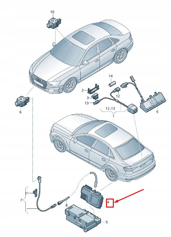 OEM komponent 4M0907428F — Audi A5, Skladom v EÚ — foto 1 | AMECAR OEM komponent 4M0907428F — Audi A5, Skladom v EÚ — foto 1
