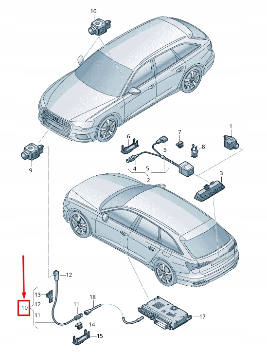 OEM komponent 4N0971192A — Audi A6, Skladom v EÚ — foto 1 | AMECAR OEM komponent 4N0971192A — Audi A6, Skladom v EÚ — foto 1