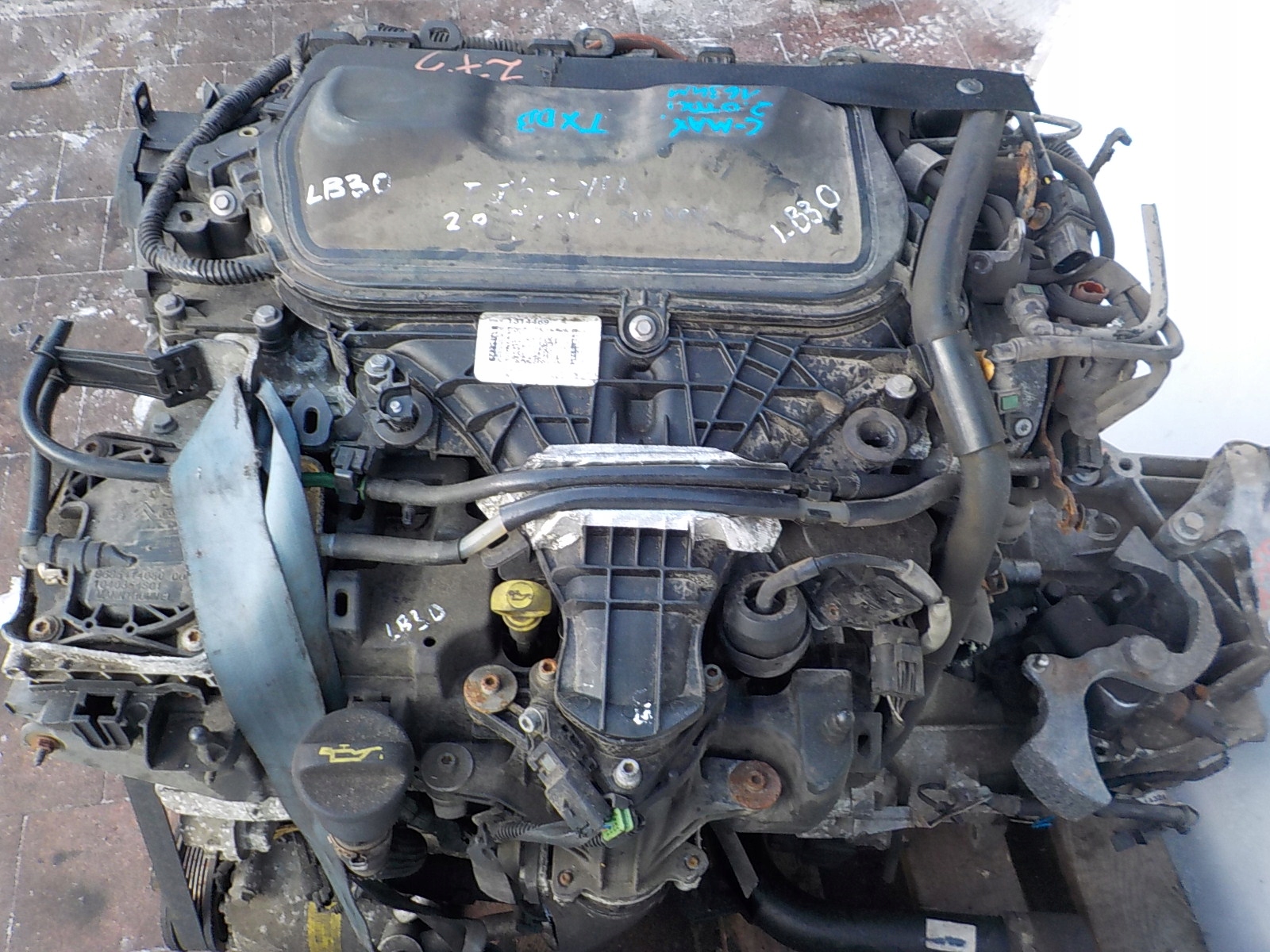 Motor — Ford C-Max 2.0 TDCI, Skladom v EÚ — foto 1