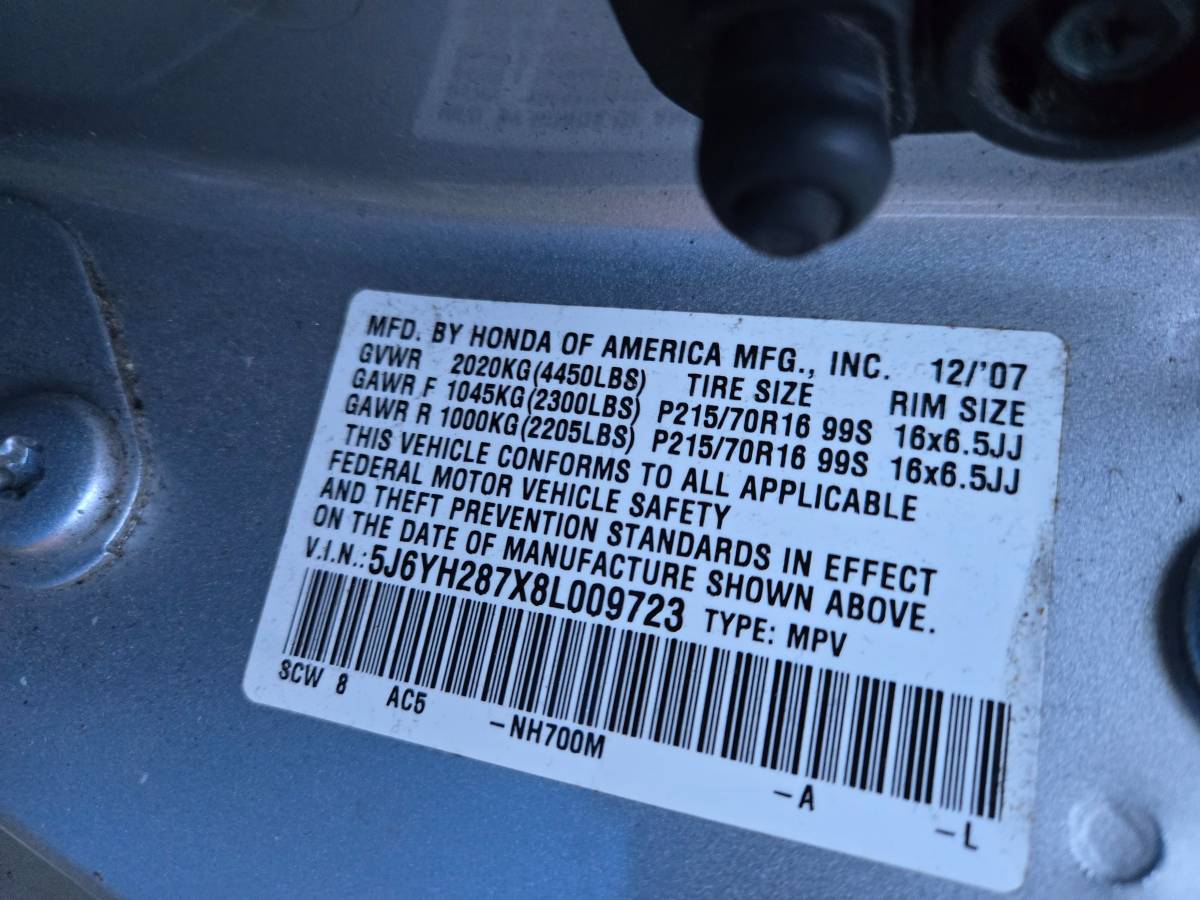 OEM komponent — Honda, dovoz USA — foto 8 z 9