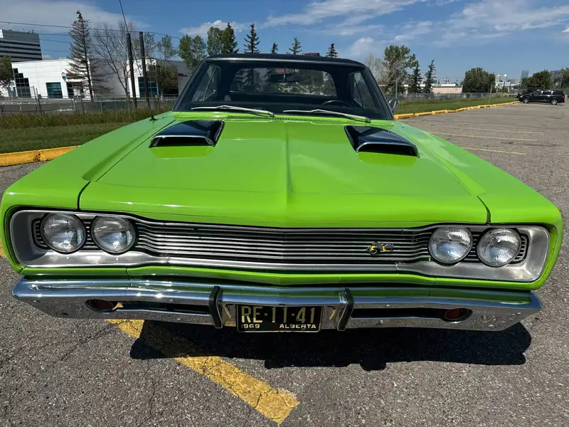 1969 Dodge Coronet 383 Superbee, zelená, 105 027 km, dovoz Kanada — foto 1