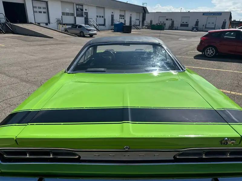 1969 Dodge Coronet 383 Superbee, zelená, 105 027 km, dovoz Kanada — foto 2 z 12