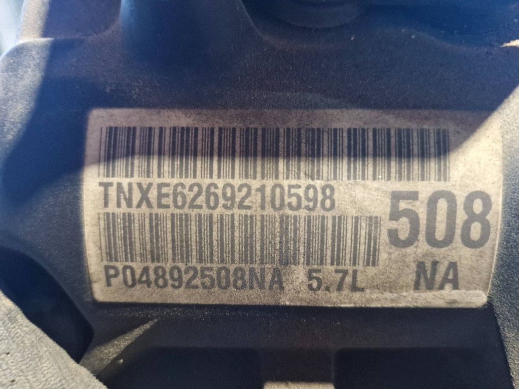 T0h543457 Dodge Charger Engine, Skladom v EÚ — foto 1
