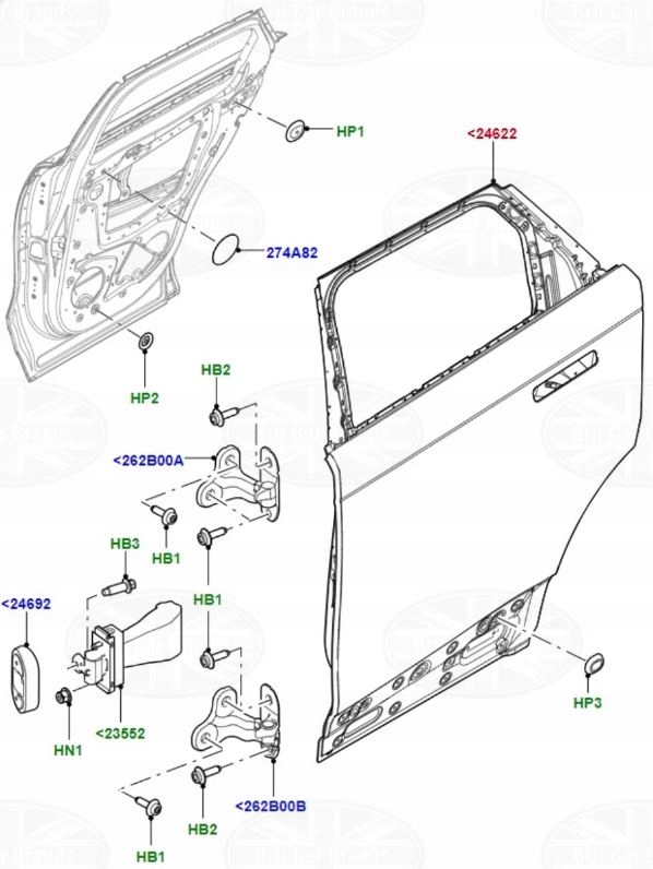 OEM komponent LR091719 — Land Rover Range Rover, Skladom v EÚ — foto 1