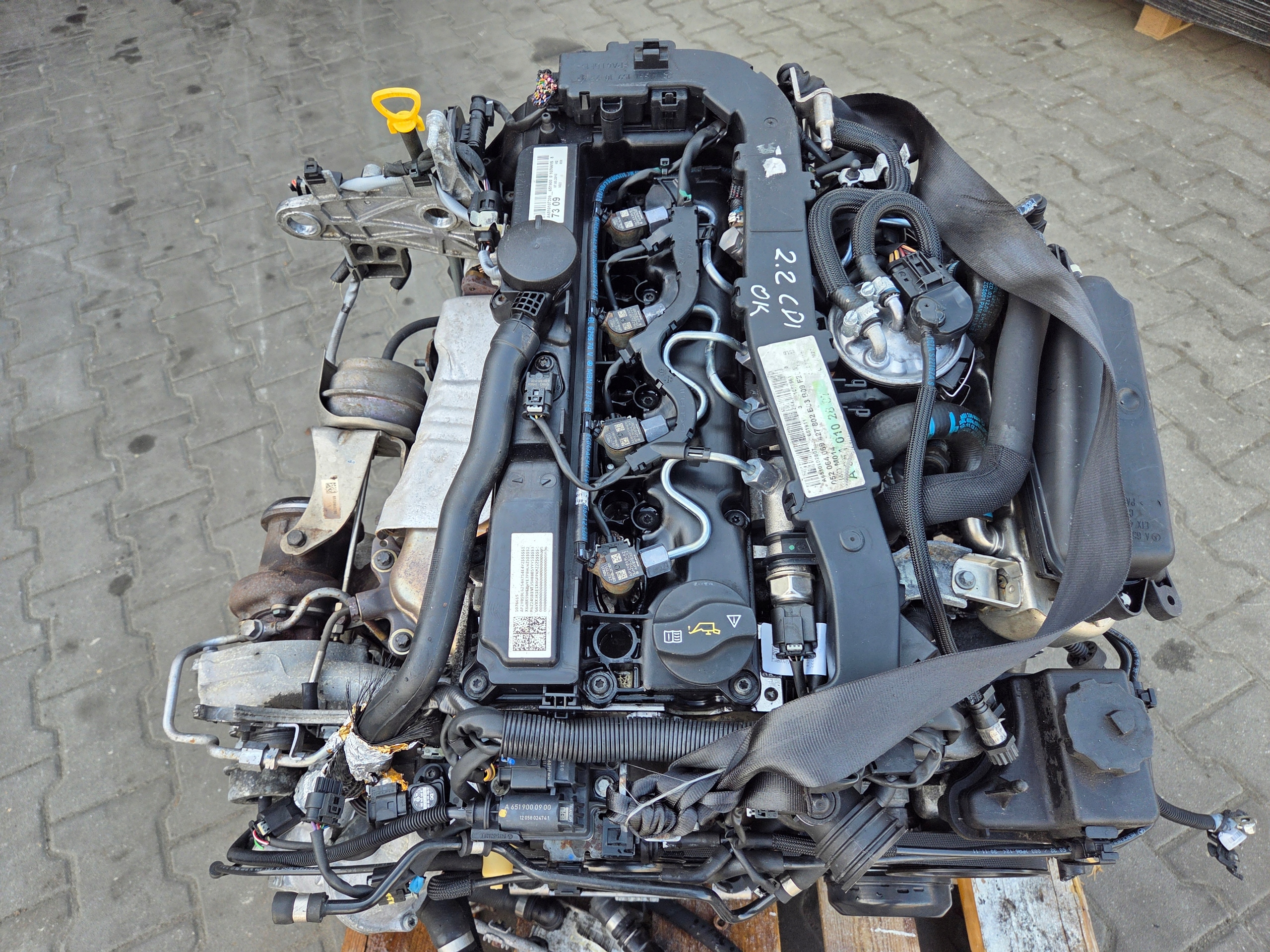 Motor — Mercedes-Benz C-Class 2.2 CDI, Skladom v EÚ — foto 1