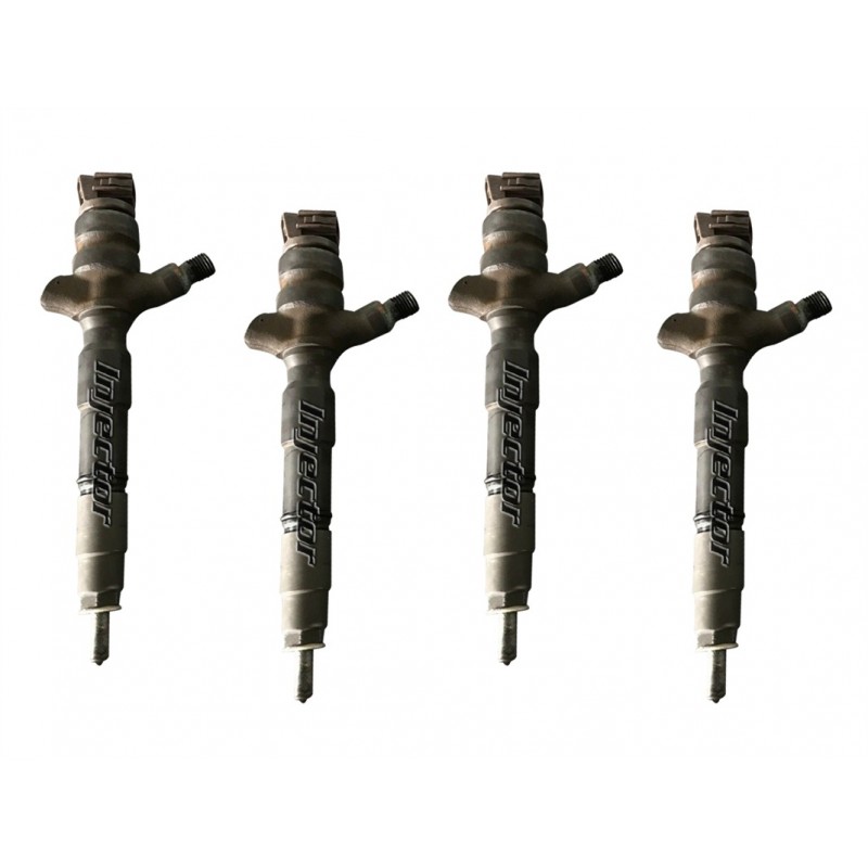 Toyota Dyna 3.0 D4d 106 KW 144 HP DENSO 23670-39445 23670-30170 sada 4 ks použitých vstřikovačů 2367039445, 2367030170, Skladom v EÚ — foto 1