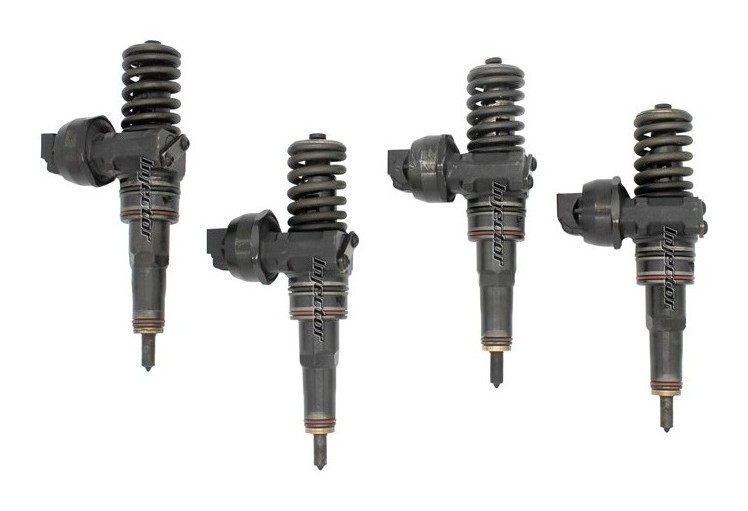 Audi A3 1.9 d BLS D3W 105 hp sada 4 ks vstřikovačů Bosch 0414720303, Skladom v EÚ — foto 1