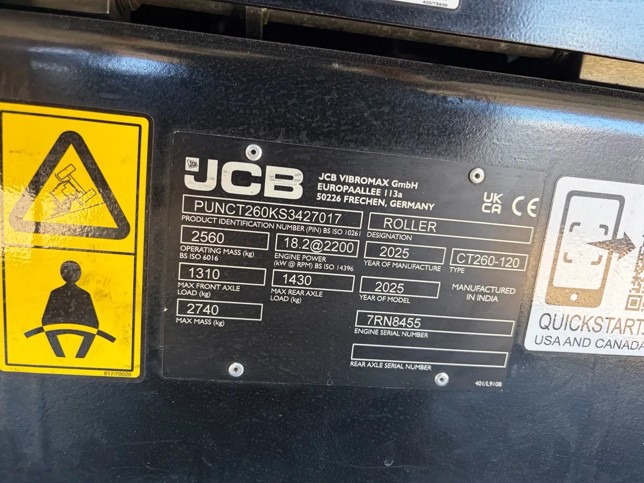2025 JCB CT, 30 mth, dovoz Skladom v EÚ — foto 7 z 12