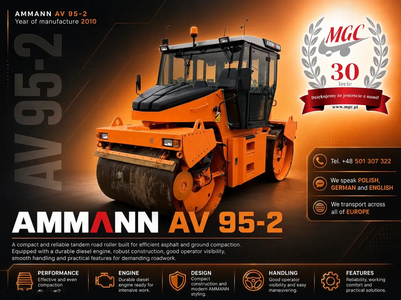 2011 Ammann AV95-2, 4 408 mth, dovoz Skladom v EÚ — foto 1 z 24 2011 Ammann AV95-2, 4 408 mth, dovoz Skladom v EÚ — foto 1 z 24