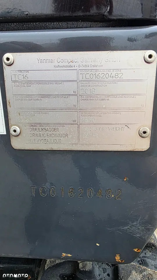 2018 Schaeff TC16, 102 mth, dovoz Skladom v EÚ — foto 14 z 16