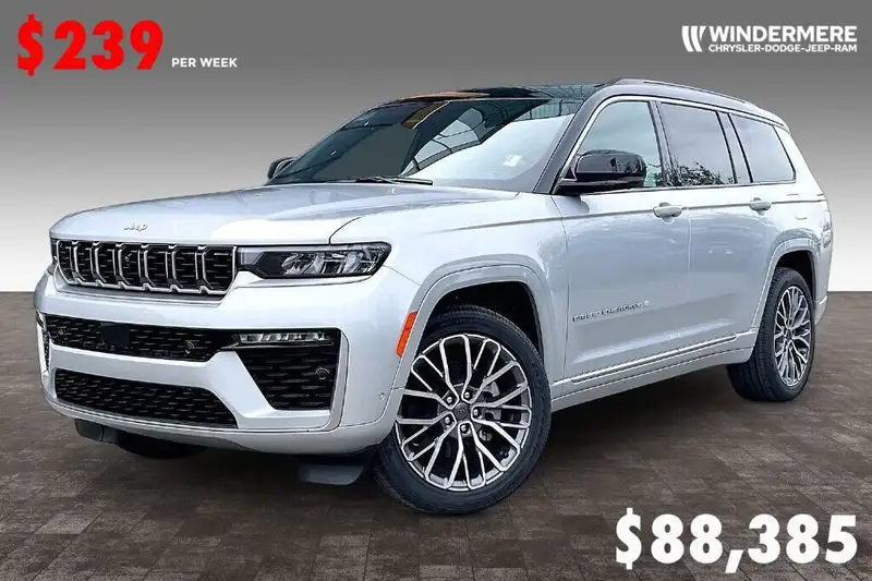 2026 Jeep Grand Cherokee Summit, SILV ZYNITH MET, 0 km, dovoz Kanada — foto 1