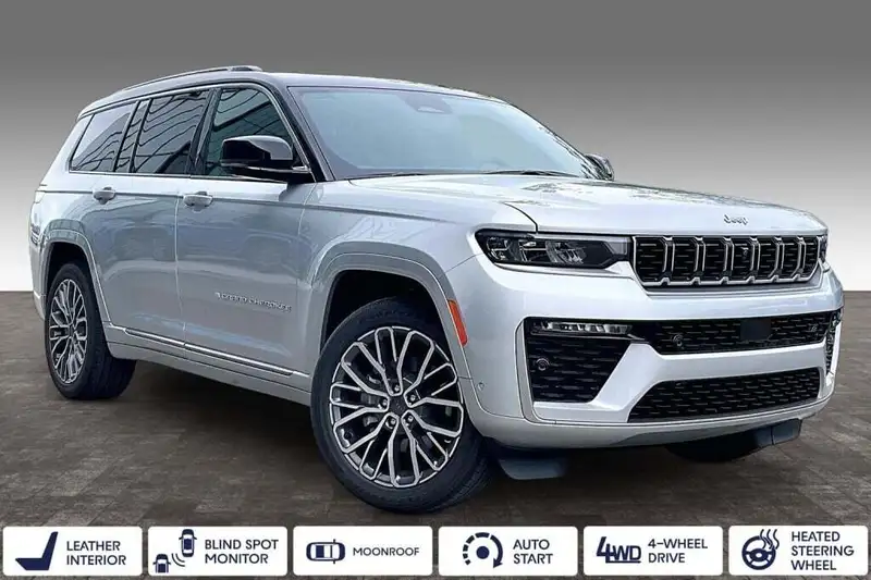 2026 Jeep Grand Cherokee Summit, SILV ZYNITH MET, 0 km, dovoz Kanada — foto 3 z 12