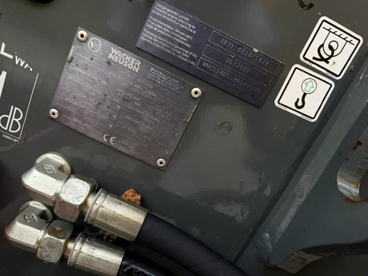 2020 Wacker Neuson DW60, 1 300 mth, dovoz Skladom v EÚ — foto 5 z 24
