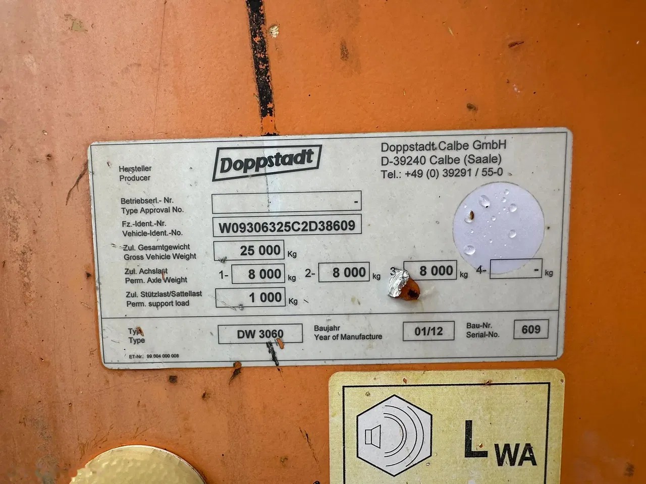 2012 Doppstadt DW3060, 6 265 mth, dovoz Skladom v EÚ — foto 10 z 19
