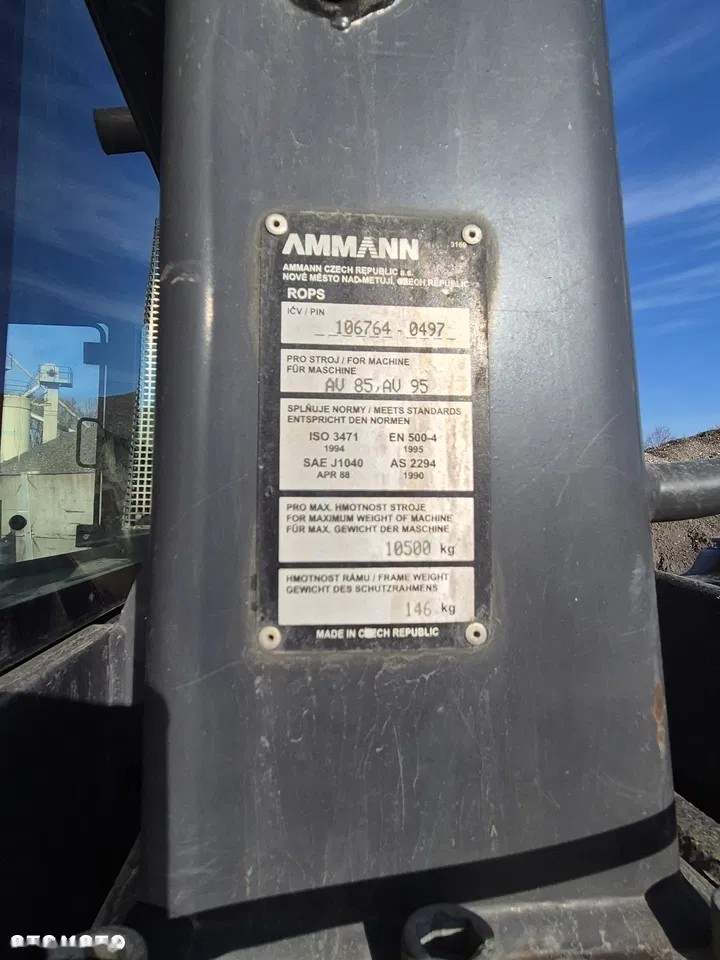 2011 Ammann AV95-2, 4 250 mth, dovoz Skladom v EÚ — foto 10 z 12