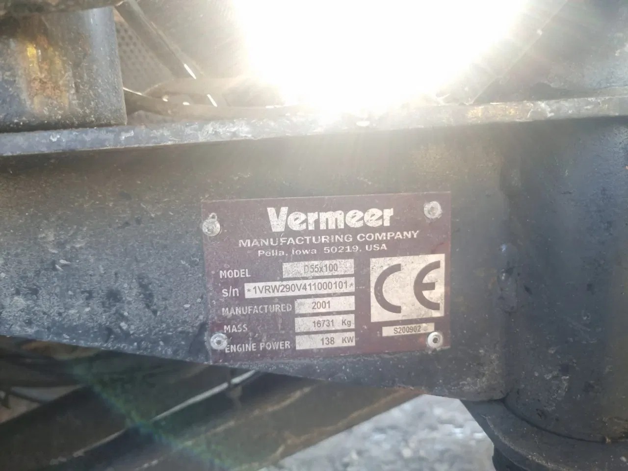 2001 Vermeer D55X100, dovoz Skladom v EÚ — foto 2 z 8