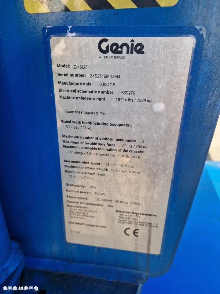 2016 Genie, 664 mth, dovoz Skladom v EÚ — foto 9 z 16