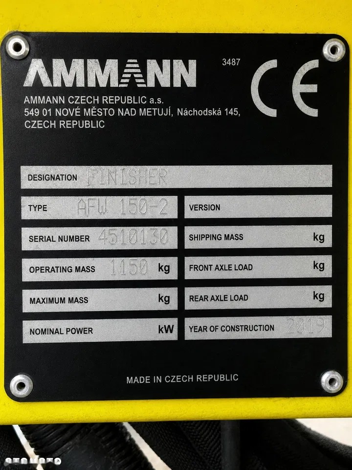 2019 Ammann AFW, 300 mth, dovoz Skladom v EÚ — foto 8 z 10