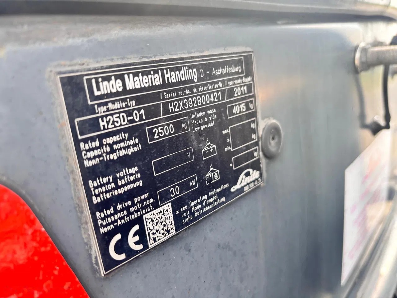 2011 Linde H25, 15 000 mth, dovoz Skladom v EÚ — foto 9 z 13
