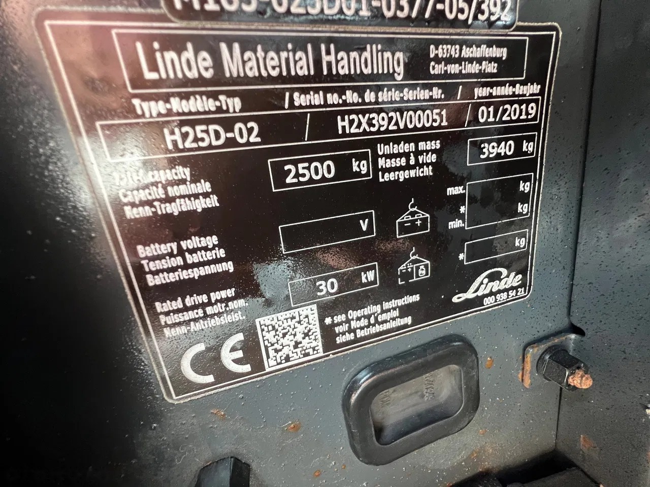 2019 Linde H25D-02 EVO, 7 800 mth, dovoz Skladom v EÚ — foto 4 z 17