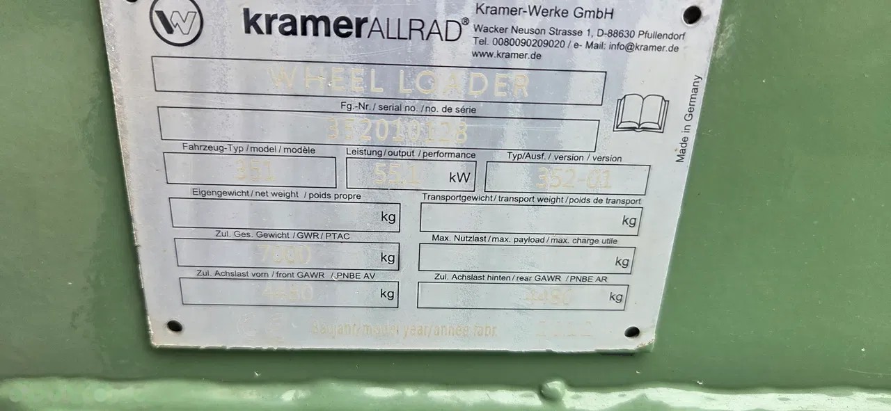 2012 Kramer, 7 800 mth, dovoz Skladom v EÚ — foto 10 z 20