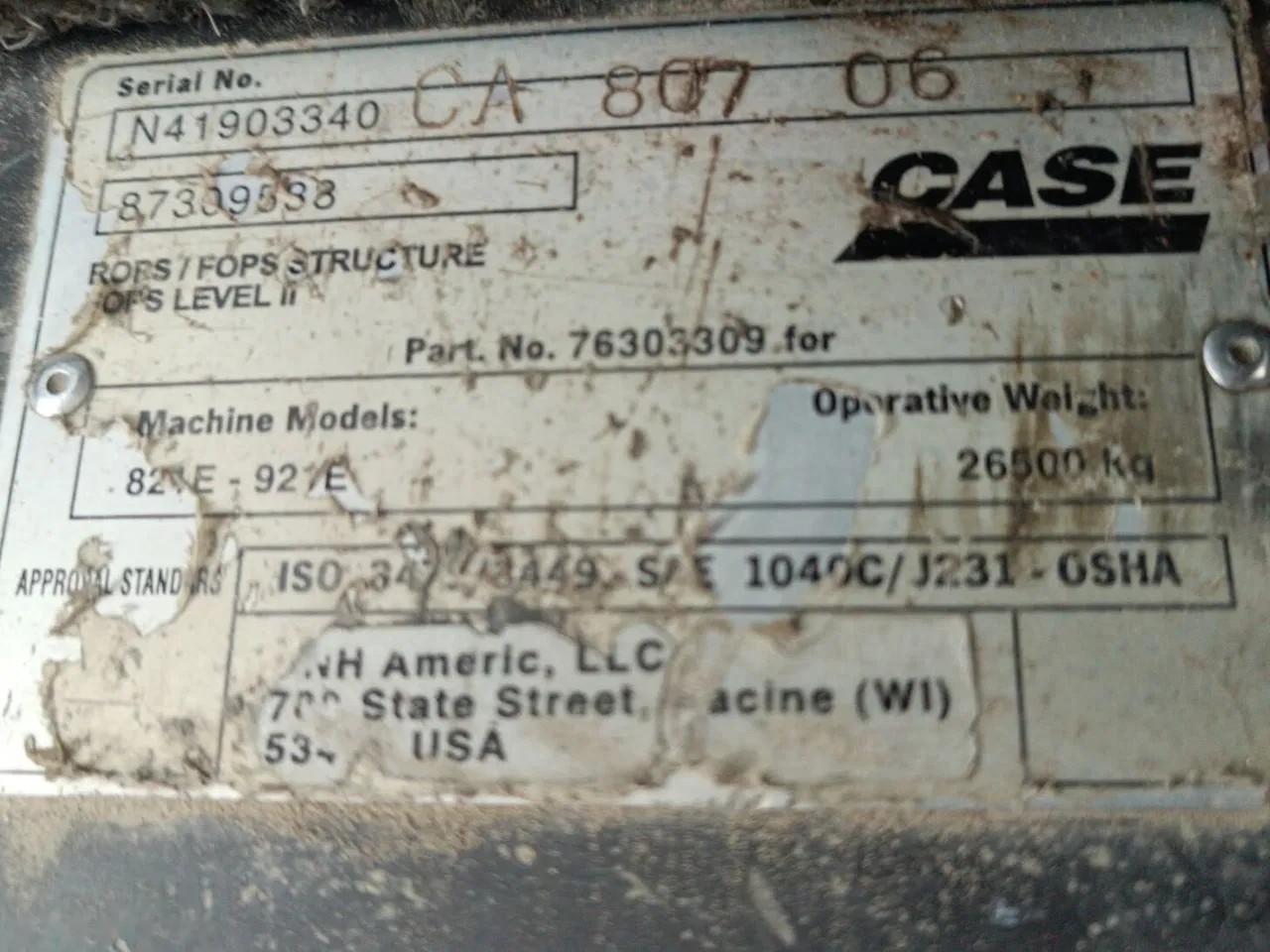 2007 Case 821E, dovoz Skladom v EÚ — foto 5 z 7