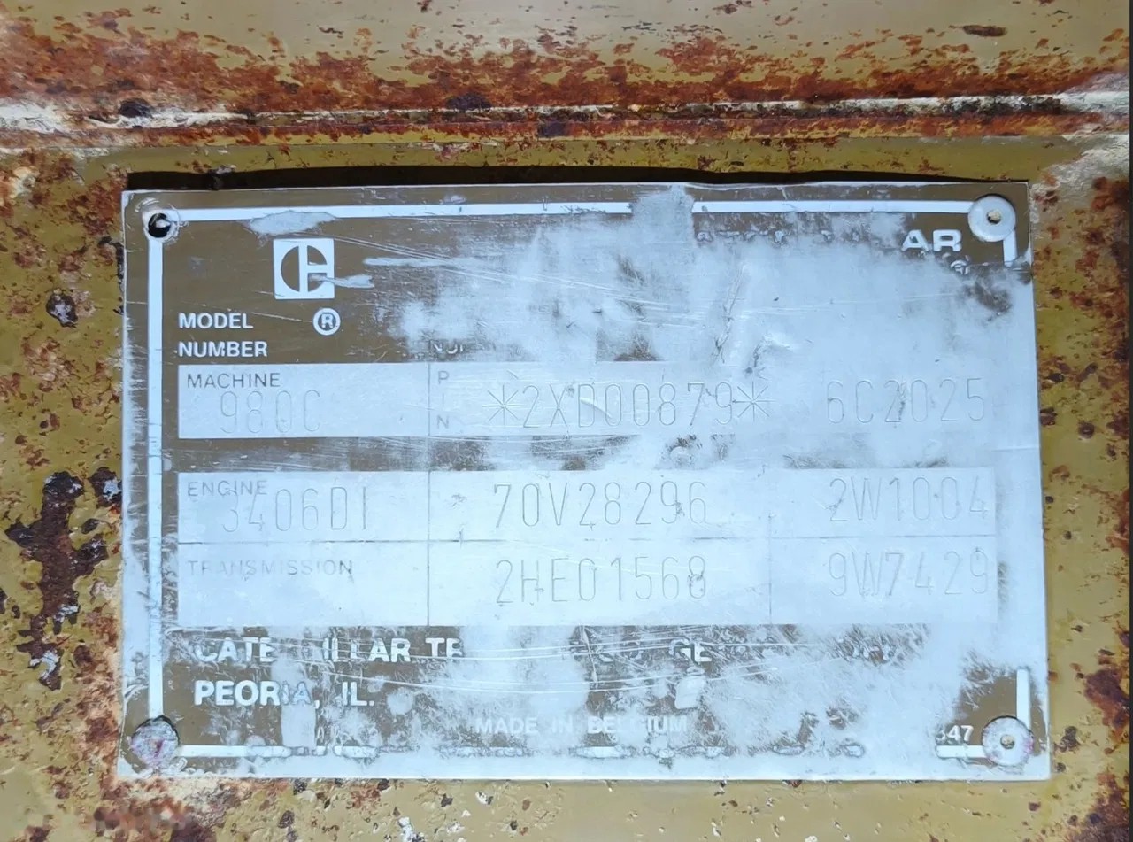 1988 Caterpillar 980C, dovoz Skladom v EÚ — foto 7 z 8