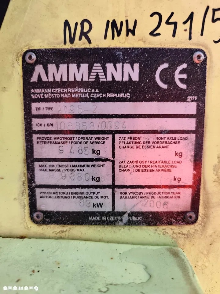 2006 Ammann AV95-2, 13 670 mth, dovoz Skladom v EÚ — foto 12 z 12