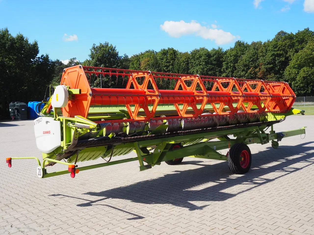2012 Claas Lexion 660 + V750, 2 476 mth, dovoz Skladom v EÚ — foto 12 z 12