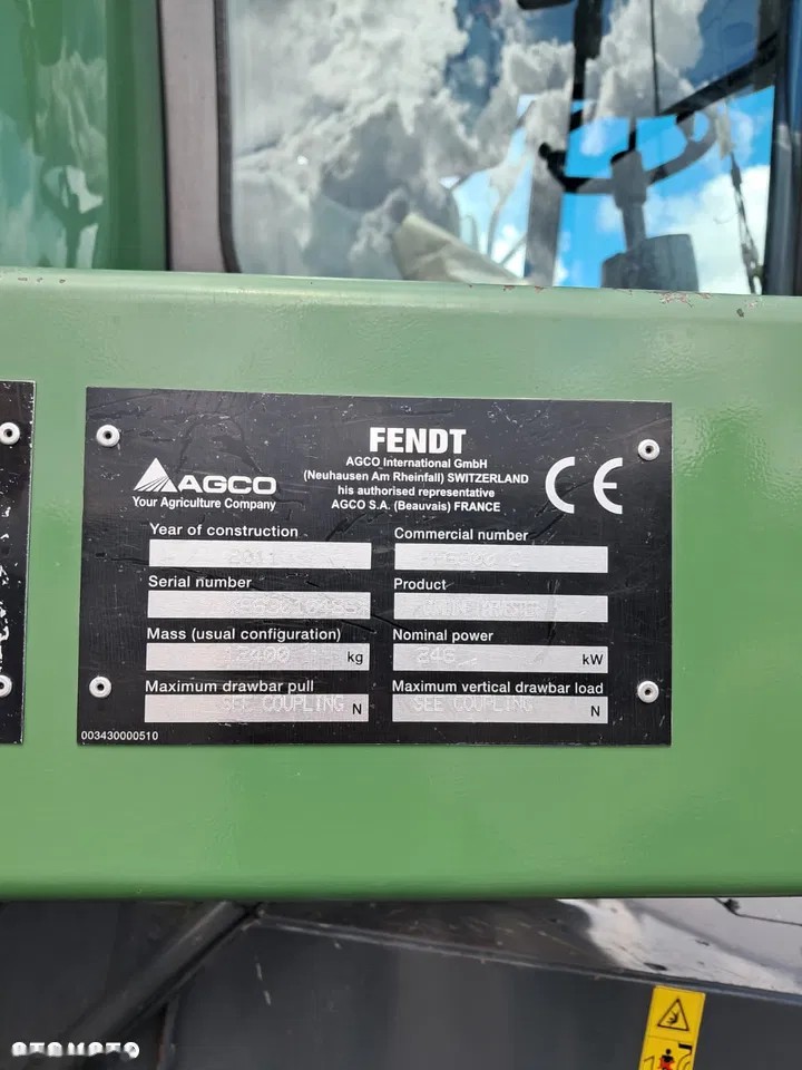 2011 Fendt 6300C, 5 194 mth, dovoz Skladom v EÚ — foto 12 z 12