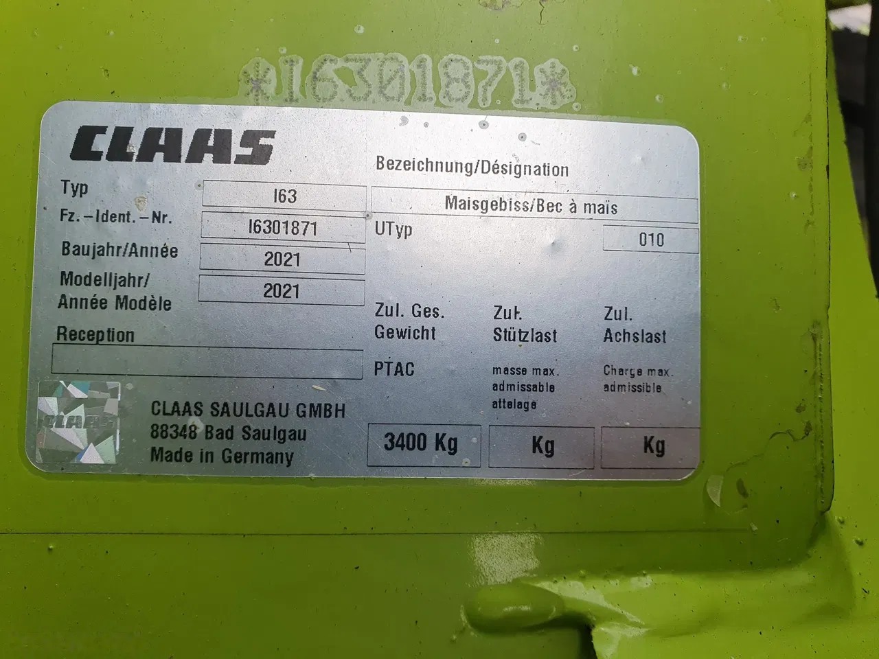 2021 Claas Orbis 750, dovoz Skladom v EÚ — foto 6 z 17