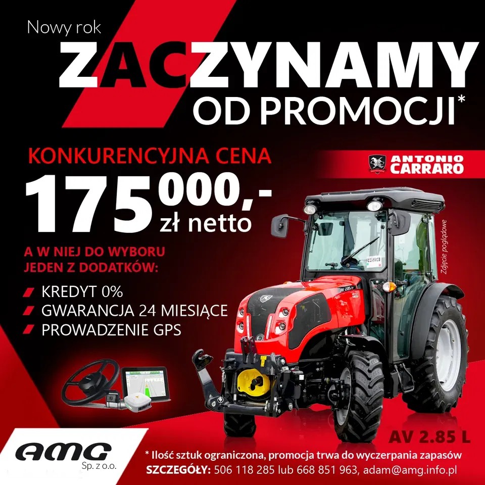 2026 Antonio Carraro AV 2.85N BASIC, 1 mth, dovoz Skladom v EÚ — foto 3 z 20