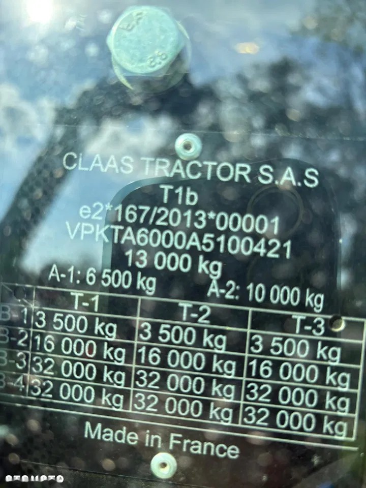 2020 Claas AXION 810 CMATIC, 4 665 mth, dovoz Skladom v EÚ — foto 15 z 16