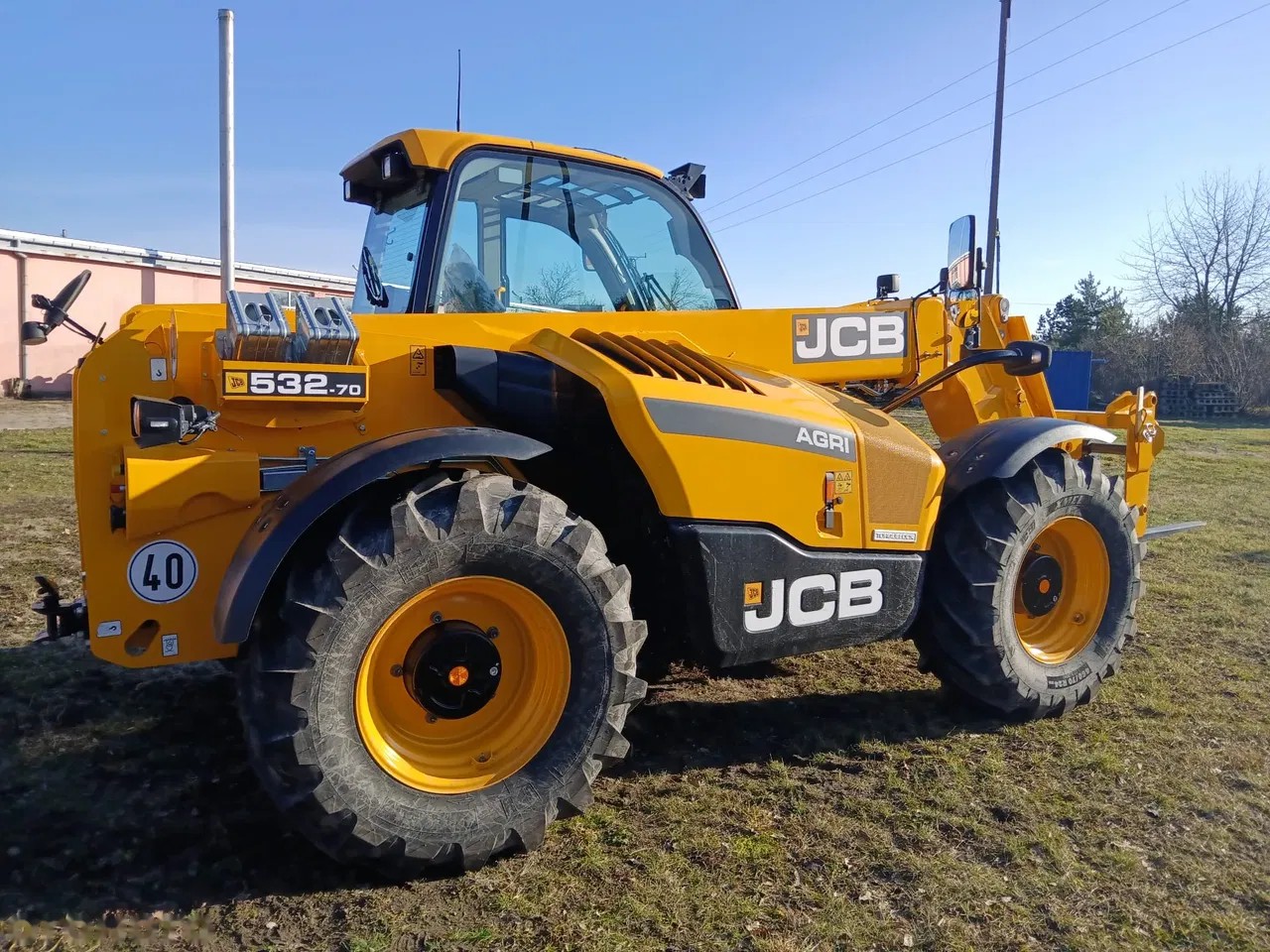 2023 JCB 532-70 AGRI, 96 mth, dovoz Skladom v EÚ — foto 1